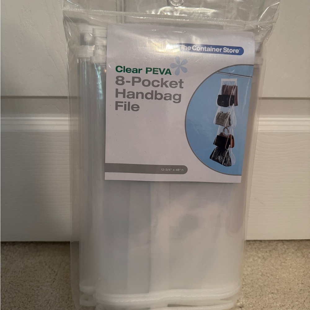 The Container Store Clear 8-Pocket Handbag File